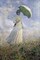 Woman with a Parasol Turned to the Right Poster Print by Claude Monet - Item # VARPDX278751